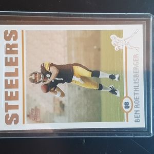 NFL Ben roethlisberger Topps rookie card